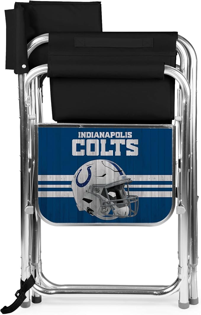 Picnic TIME NFL Unisex-Adult NFL Sports Chair with Side Table, Beach Chair, Camp Chair for Adults
