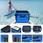Waterproof PVC Material Paddleboard Cooler Deck Bag,40 cans Sup Deck Cooler Bag,Cooler Bag for Paddleboard,Lunch Box Cooler Insulated Bag,Camping Cooler Bag,Kayak Cooler Bag