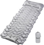 Camping Sleeping Pad with 4.8 R-Value, Ultralight Camping Mat with Pillow and Built-in Foot Pump, Inflatable Sleeping Mat Compact for Outdoor Hiking, Camping, Backpacking, Hiking, Traveling, Tent