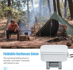 Solid Fuel Tablet Pocket Stove, Backpacking Folding Pocket Stove Outdoor Travel Portable Stove Ultralight Alcohol Camping Stove For Hiking, Camping