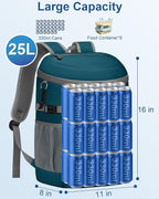 Cooler Backpack Insulated Waterproof,30/45 Cans Backpack Coolers Leakproof Lunch Backpack for Men Women Portable Soft Cooler Bag for Beach Camping Trave Picnic
