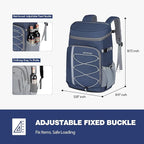 Maelstrom Cooler Backpack - 35/50 Can Insulated Soft Cooler Lunch Bag for Camping, Beach, Hiking & Shopping