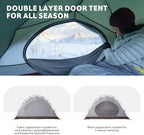 Naturehike 4 Season Tent,Waterproof 2 Person Backpacking Tent, Four Season Tents for Cold Weather Winter Camping