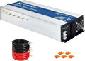 4000W Pure Sine Wave Inverter DC 12V to AC 110V 120V Power Inverter with Dual AC Outlets & Hardwire Terminal & LED Display for Solar,Home Backup Power,Outdoor Over 90% Efficiency