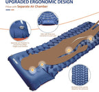 CAMULAND Sleeping Pad for Camping Backpacking Hiking 77.1" x 27.9" Self Inflating Mattress Ultralight Sleeping Mat Inflatable Air Bed