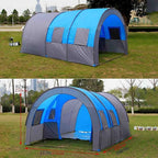 Tunnel Tent Outdoor Camping Tents W/Bedroom,Large Space for 5/8 People,Portable Lightweight Weatherproof Camping Tent for Parties Picnic,Travel Camping Family Tents Shelter