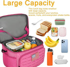 Portable Insulated Cooler Bag, Leakproof Soft-Sided Lunch Bag,8mm Insulation Keeps Cool 16+ for Camping, Beach, Picnics