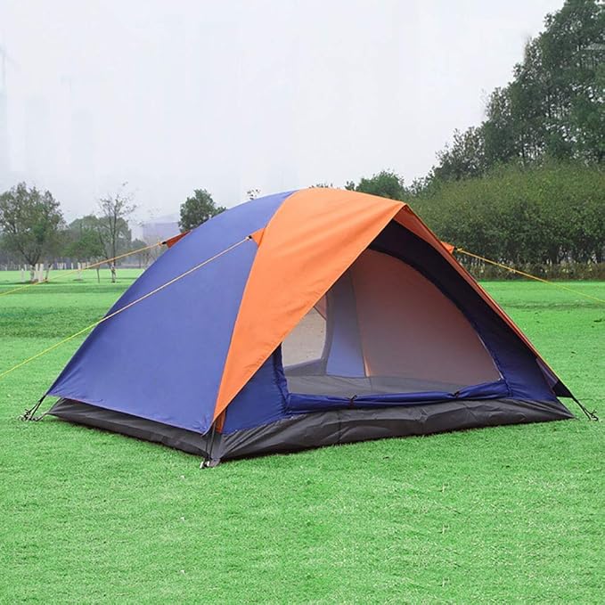 Tent Festival Tent Large Dome Tent Waterproof Family Camping Tent with Sewn for Hiking Travel