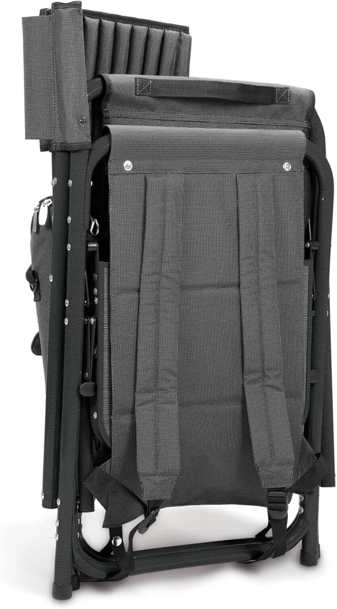 Picnic TIME NFL Unisex-Adult NFL Fusion Camping Chair with Side Table and Soft Cooler, Beach Chair for Adults, Lawn Chair
