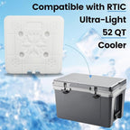 52 QT Ice Pack Cooler Divider, Compatible with RTIC 52QT Ultra Light Cooler, Freezable Cooler Divider, Cooler Accessories