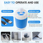Portable Camping Shower, Outdoor Shower Kit with Pump, Hose, Spray Gun & Folding Bucket, Rechargeable Battery Powered Portable Shower for Camping, Hiking, Beach,RV,Pet Cleaning & Road Trips