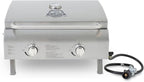 Pit Boss Grills 75275 Stainless Steel Two-Burner Portable Grill