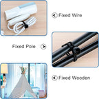 9 Inch Ball Bungee Cords, 100 pcs Bungie Cord Balls Tarp Tie Bungee Balls Tie for Canopy, Camping Tarp, Shelter,Cargo,Tent Poles- UV Resistant