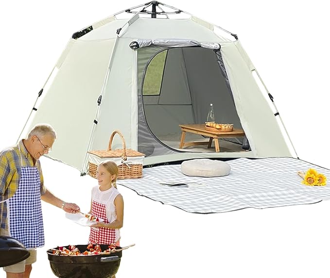 Genérico Camping Tent | Wide and Easy to Set Up Quick - Family Tent for Outdoor Activities, for Adults Teenage Couples on Picnic Hiking Mountaineering and