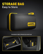 Jump Starter with Air Compressor, AUXITO 6000A Portable Car Jumper, 150PSI Digital Tire Inflator, 12V Jump Box for All Gas/8L Diesel Engine, Power Bank with Type-C Quick Charger, 400LM Emergency Light
