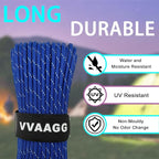 VVAAGG Reflective Paracord Rope 100FT, 7 Strand Nylon para Cord Lanyard Utility 550 Parachute Cord, 4mm Thin Tent Rope for Outdoor Camping Hiking