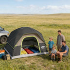 Tents for Camping 6 Person Tent Waterproof Windproof Double Layer Family Camping Tent, Easy Setup Dome Tent with Large Mesh Windows & Wider Door for Outdoor Camping & Hiking