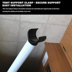 Pop Up Camper Bed Support Clasp,Tent Poles Clasp Accessories,Fits Coleman Tent/Fleetwood Tent Pop Up Camper Parts 4757-4301(2 Pack)