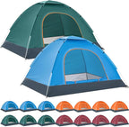 Woanger 10/16 Pack Bulk 2 Person Camping Tents for Homeless Lightweight Tent with Rain Fly and Carrying Bag Waterproof Windproof Setup Pop Up for Camping Backpacking Donation