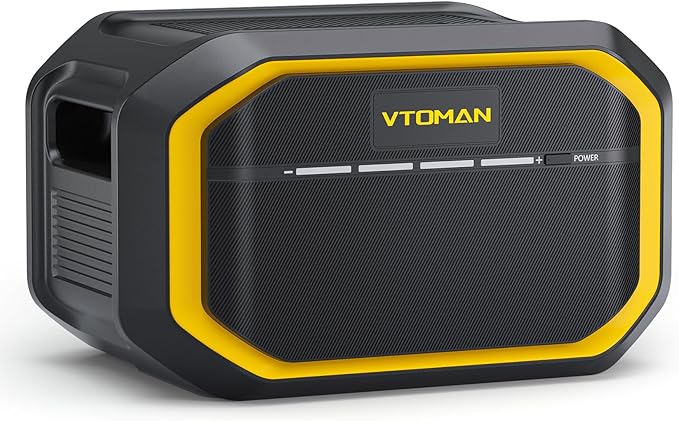 VTOMAN FlashSpeed 1500 Extra Battery, 1548Wh Capacity LiFePO4 Battery with BMS Protection for Camping, Home Backup, Suitable for VTOMAN FlashSpeed 600/1000/1500 Portable Power Station Expand Capacity