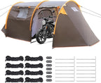 generic Oxford 2-Person Backpacking Tent Windproof Lightweight Tent Rainproof Waterproof Tent for Camping Hiking Cycling