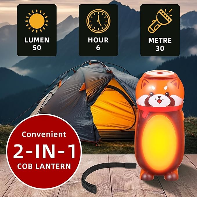 8 Pack Small Mini LED Flashlights for Kids Cute Animal AAA Flashlight Bulk- 2 in 1 Lantern Flashlight - Christmas Gifts Stocking Stuffers for Camping for Girls Boys Toddlers Halloween Gifts