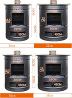 Outdoor Ultralight Titanium Alloy Wood Stove Multipurpose Camping Tent Heating Stove Outdoor Survival