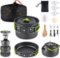 aiGear Camping Cooking Set Cookware Mess Kit with Storage Bag Pot Pan Set Camping Accessories for Outdoor Camping Hiking Picnic Portable and Lightweight Aluminum