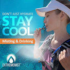 Misting & Hydration Backpack – Built in Mister & Drinking Back Pack | 2L Reservoir | Keep Cool & Hydrated for Hiking, Walking, Cycling, Running, Climbing, & Biking - Cools The air up to 30°F (SM-XL)