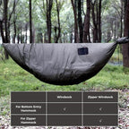 Onewind Premium Hammock Wind Sock, Hammock end Wind Block, Lightweight and Wind-Resistant Underquilt Protector for Winter and Cold Weather Protection, Backpacking, OD Green