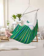 ADVOKAIR Hammock Chair Large 70.9"x47.2", 32% Bigger XXL Hanging Swing Chair with 500lbs Capacity, Heavy Duty Steel Spreader Bar, Extra Roomy Comfort for Adult Indoor Outdoor Bedroom Patio