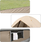 unp 6 Person 4 Season Dome Tent, Easy to Set Up for Camping & Hiking, Lightweight & Portable, Green
