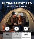 Bluetooth Beanie Hat, USB Rechargeable 4 LED Wireless Music Running Headlamp Cap, Gifts for Christmas, Stocking Stuffer & White Elephant Gifts for Men, Women, Him, Her