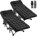 ABORON Heavy-Duty Folding Guest Bed for Adults, 500lb Capacity, Portable Extra Cot with 1209D Double Layer, Ideal for Indoor Guest Stays & Temporary Home Use