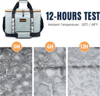 INSMEER Insulated Cooler Bag 65Cans/32 Cans Large Cooler Bag Soft Sided Cooler with Shoulder Strap, Collapsible Leakproof Portable Coolers for Camping/Beach/Food Delivery/Shopping/Outdoor/Picnic