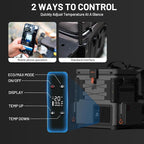 LiTHELi FrozenPack Wild 12V Car Refrigerator & Portable Electric Cooler, 20L/21QT Backpack Design, -4~68℉ Travel Fridge Freezer for Camping, Road Trips, RV, Boat&Beach（Without Battery）