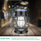 UBright 2 Pack Solar Lantern Lights Outdoor Waterproof Metal Hanging Solar Lights for Outside Lanterns Decorative Outdoor for Patio Porch Garden Lawn, Cool White