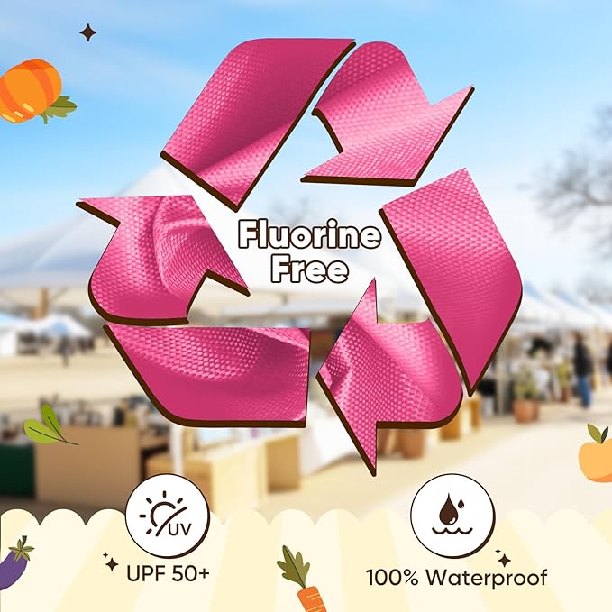 Quictent 10x10 Pop Up Canopy Tent - Instant Setup Gazebo for 1 Person, Portable & Compact, Waterproof & UV Protection, Ideal for Camping, Beach, Parties, Markets and Outdoor Events