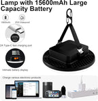 16500mAh 60W Rechargeable Camping Light 3000LM 2700/4000/6500K LED Camping Lantern Portable IP65 Waterproof Tent Lights Power Failur