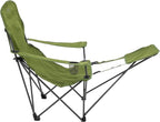 ALPS Mountaineering Escape Lounge Camping Chairs for Adults with Footrest and Adjustable Armrests, Sturdy Steel Frame, Compact Foldable Design, and Carry Bag