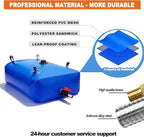 113 L/30 Gal Water Bladder Tank, Foldable Portable Water Storage Container, Emergency Water Bag for RV, Truck Bed, Fire Prevention, Drought Resistance, Blue
