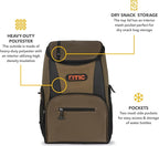 RTIC 15 Can Lightweight Backpack Cooler Soft Insulated Portable Bag for Lunch, Beach, Drink, Beverage, Travel, Camping, Picnic, Car, Hiking,