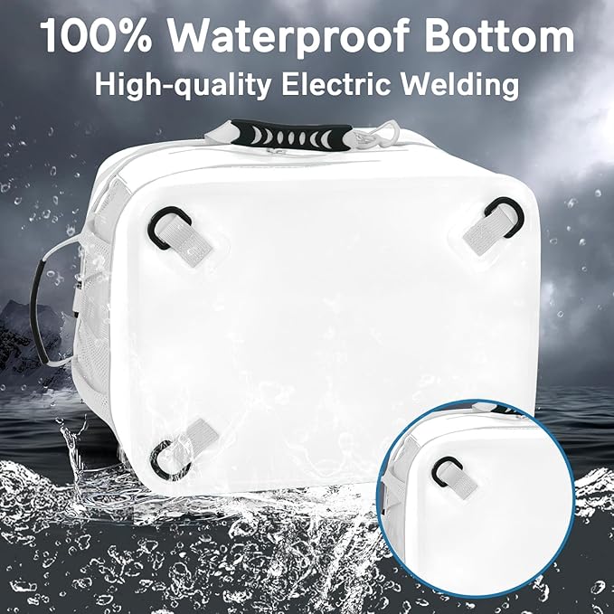 Waterproof PVC Material Paddleboard Cooler Deck Bag,40 cans Sup Deck Cooler Bag,Cooler Bag for Paddleboard,Lunch Box Cooler Insulated Bag,Camping Cooler Bag,Kayak Cooler Bag