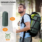 Camping Sleeping Pad, Extra Thick Ergonomic Camping Mattress with Built-in Pump, Lightweight and Compact for Backpacking, Hiking, Tent