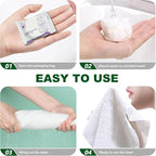 Extra Large 23 x 12 inch Disposable Compressed Towel, 16 Pack Expandable Bulk Travel Towels for Camping, Hiking, Gym, Face & Body, Lightweight Portable Reusable