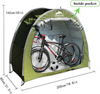 78.8 x 31.5 x 65 in Foldable Bicycle Tent, Outdoor Aluminum Alloy Bracket Bicycle Storage shed, Portable Thick Waterproof Fabric, Neat Tent Bicycle Cover, Storage of 2 Bicycles or tricycles