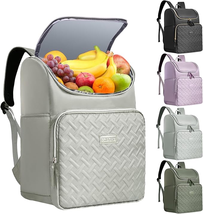 Backpack Coolers Insulated Leak Proof for Women Men, 35 Cans Large Capacity Waterproof Cooler Backpack, Soft Portable Cooler Bag for Beach Travel Camping Picnic Work