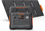 Jackery Solar Generator 240 v2 and 40W Mini Solar Panel, 256Wh LiFePO4 Battery, 300W AC & 100W USB-C Output, Ultra Fast Solar Charging for Outdoors, Camping, Travel & Emergencies (Renewed)