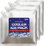 GURIN Reusable Ice Packs for Lunch Box/Coolers, Bag, or Backpack Coolers - Cold Up to 8-12 Hours Long Lasting for Camping Picnic, Outdoor Activities, Food Delivery