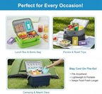 Reusable Ice Packs for Coolers - 5 Pack Freezable Gel Packs for Lunch Box, Camping, Picnic, Medical Cold Therapy - Leakproof & Long-Lasting Cold Storage